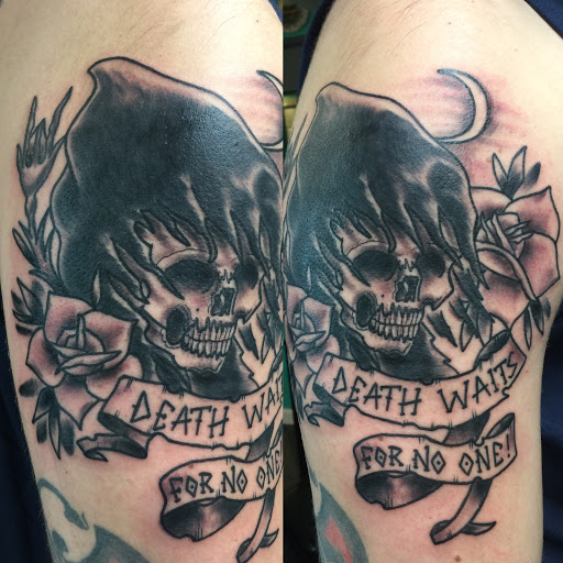 Explore sister tattoo ideas, creative tattoo ideas in Kansas City, available at Golden Stag Tattoo and Gallery