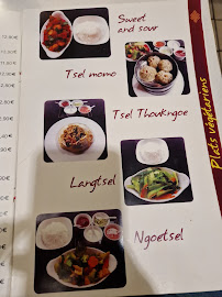 Restaurant tibétain The Tibetan Kitchen à Paris - menu / carte
