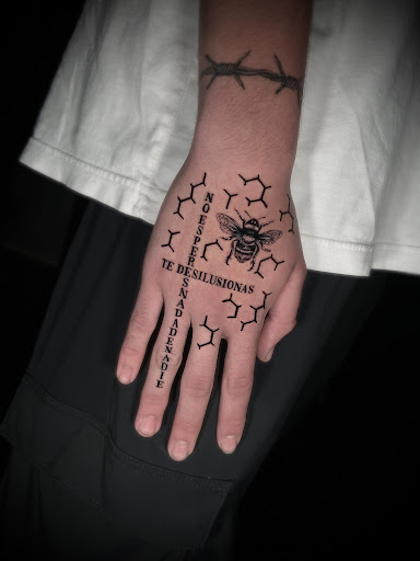 Explore tattoo ideas broken heart, creative tattoo ideas in Corona, available at Crop Circles Tattoo Studio