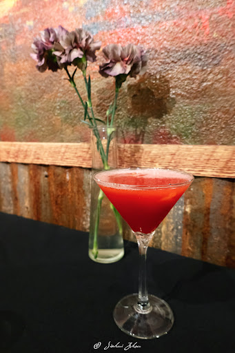 Blushing Martini