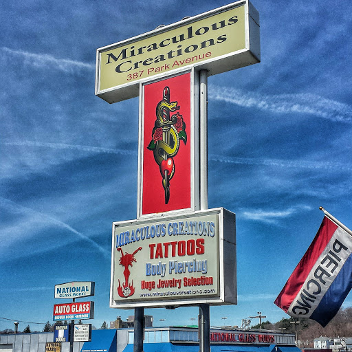 Tattoo and Piercing Shop «Miraculous Creations», reviews and photos, 387 Park Ave, Worcester, MA 01610, USA