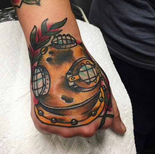 Explore squirrel tattoo ideas, creative tattoo ideas in Wilmington, available at Lost Harbor Tattoo