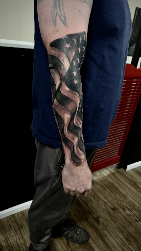 Explore western sleeve tattoo ideas, creative tattoo ideas in Grants Pass, available at Irish Ink Tattoo Studio