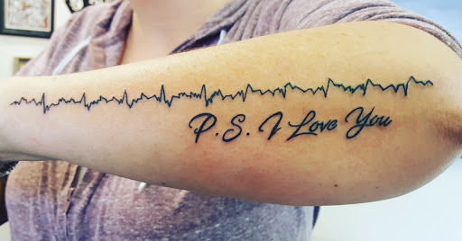 Explore one word tattoo ideas, creative tattoo ideas in Redding, available at Caddy Daddys