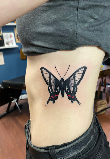 Explore womens sternum tattoo ideas, creative tattoo ideas in Los Alamitos, available at Mr. Inkwells Classy Tattoos