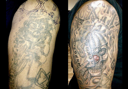 Explore men shoulder tattoo ideas, creative tattoo ideas in Anchorage, available at Unique Ink AK