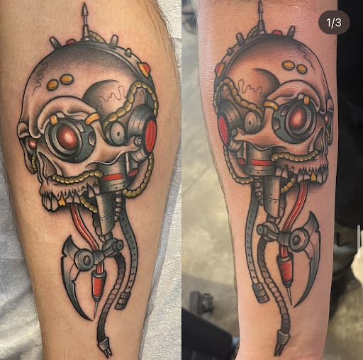 Explore tattoo back ideas, creative tattoo ideas in Junction City, available at Patriot Tattoo Company