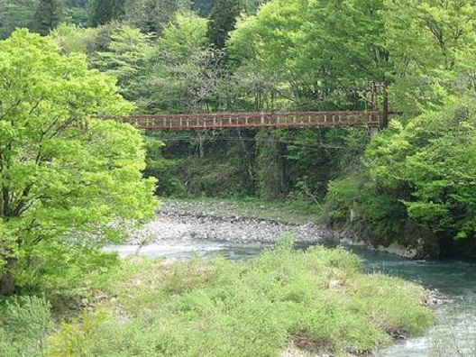 坂内広瀬の吊橋