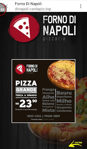 Comentários e avaliações sobre Forno di Napoli Pizzaria