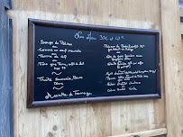 Menu du Auberge des églantiers à Flumet