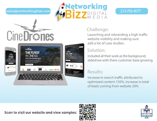 SEO Website Design Monrovia Networking Bizz image
