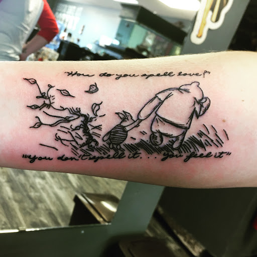 Explore his her matching tattoos ideas, creative tattoo ideas in Springfield, available at To the nines tattoo