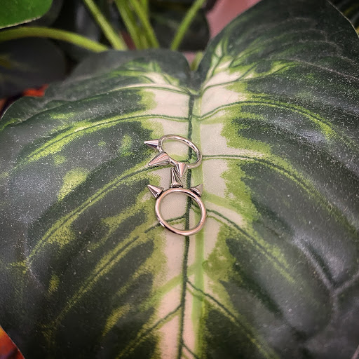 Explore stencil tattoo ideas, creative tattoo ideas in Cary, available at Fine Art Body Piercing By Lilith Mae