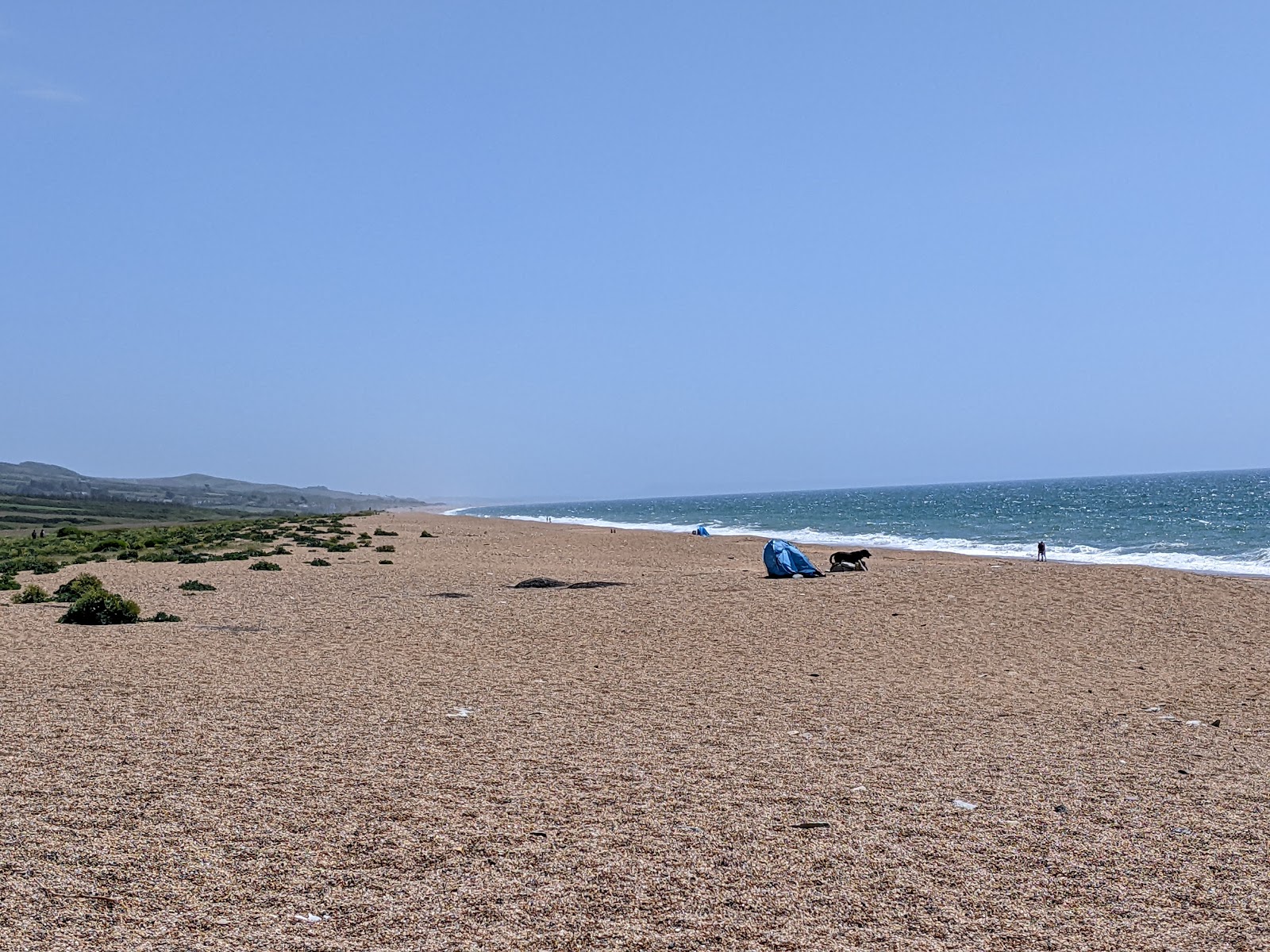 Fotografija Cogden plaža z turkizna čista voda površino