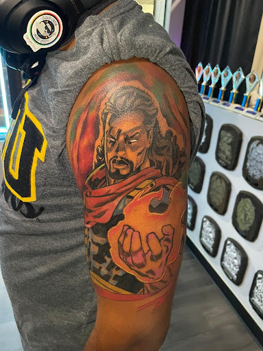 Explore simple arm tattoo ideas, creative tattoo ideas in Atlanta, available at Golden Anchor Tattoo