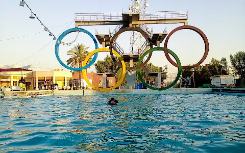 Olympic swimming pool image