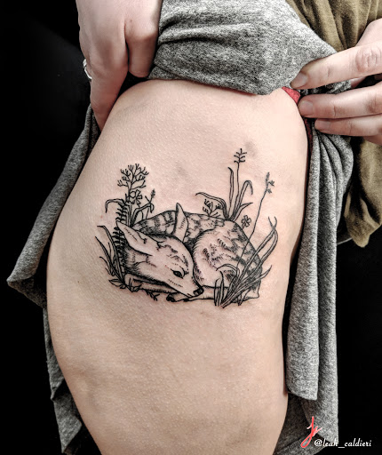 Explore al capone tattoo ideas, creative tattoo ideas in Williamsburg, available at Charon Arts
