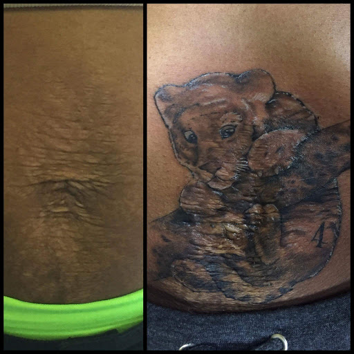 Explore day of the dead tattoos ideas, creative tattoo ideas in Savannah, available at Tatlyfe Studios