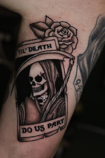 Explore braves tattoo ideas, creative tattoo ideas in Nashville, available at RedBird Tattoo