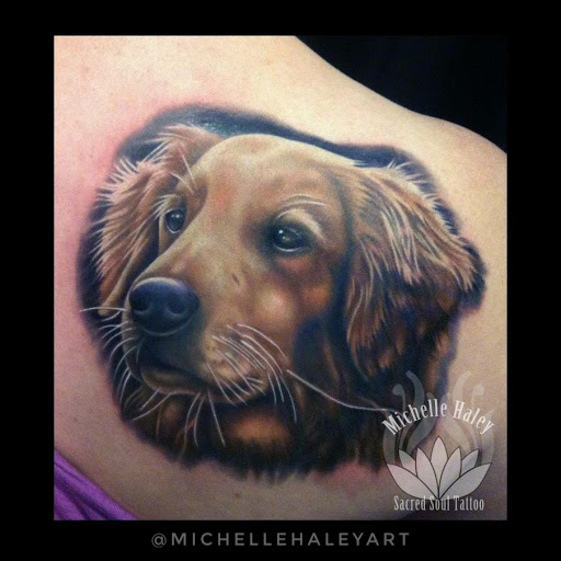 Explore tribal bear tattoo ideas, creative tattoo ideas in Renton, available at Sacred Soul Tattoo