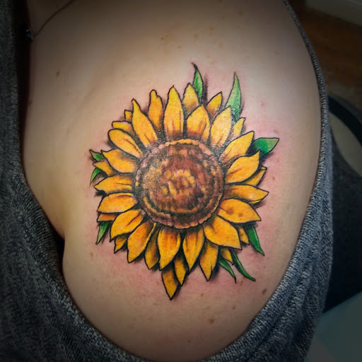 Explore mens patchwork tattoo ideas, creative tattoo ideas in Kingsport, available at Ink-a-zoid Tattoos & Piercings