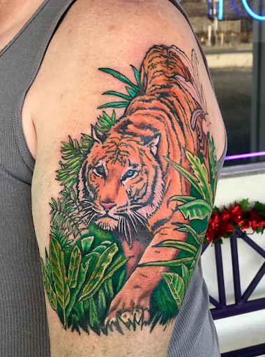 Explore tattoo ideas for outdoorsmen, creative tattoo ideas in Ocean View, available at Moonlight Tattoo