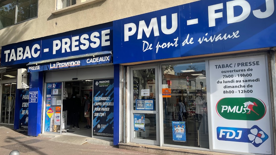 Tabac Presse FDJ PMU De Pont De Vivaux à Marseille (Bouches-du-Rhône 13)