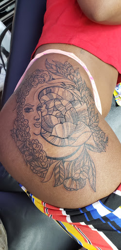 Explore nicki minaj tattoo ideas, creative tattoo ideas in Brooklyn, available at Graffiti Ink Tattoos