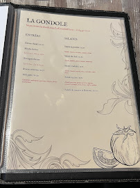 Pizzeria La Gondole à Ozoir-la-Ferrière - menu / carte