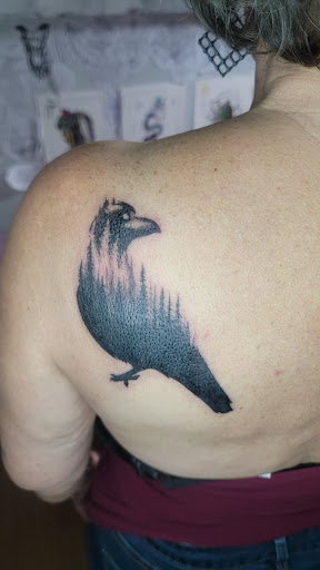 Explore davinci tattoo ideas, creative tattoo ideas in Carbondale, available at Bonedale Tattoo