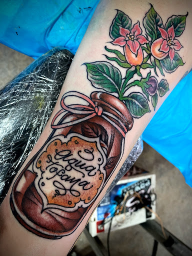 Explore ankle tattoos ideas, creative tattoo ideas in New Orleans, available at TOUGH LOVE TATTOOS