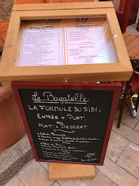 Le Bagatelle à Saint-Tropez menu