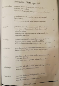 Menu du Ristorante Antico Focolare à Madonna di Campiglio