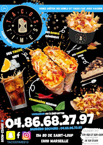 Tacos Times 13010 à Marseille carte