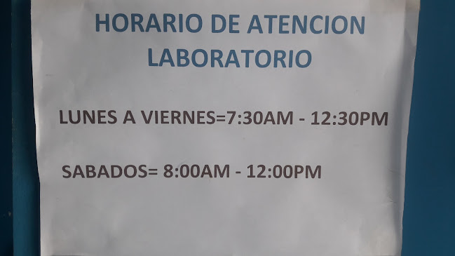 Laboratorio clínico San Carlos - Laboratorio