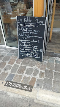 Restaurant méditerranéen La Petite Plage Saint-Tropez à Saint-Tropez - menu / carte