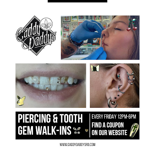 Explore hand tattoo ideas for woman, creative tattoo ideas in Redding, available at Caddy Daddys