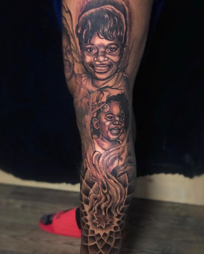 Explore old english tattoo ideas, creative tattoo ideas in Atlanta, available at Golden Anchor Tattoo