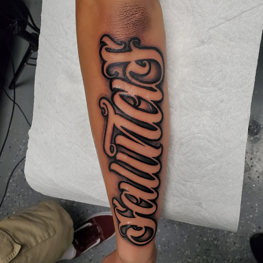 Explore trash tattoo ideas, creative tattoo ideas in Bakersfield, available at KUSTOM CREATIONS TATTOO & PIERCING STUDIO