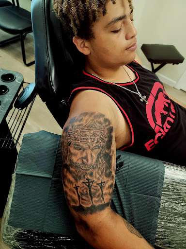 Explore wildflower tattoo ideas, creative tattoo ideas in Conway, available at Primal Urge Tattoos