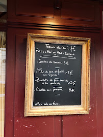 Le Petit Marché à Paris menu