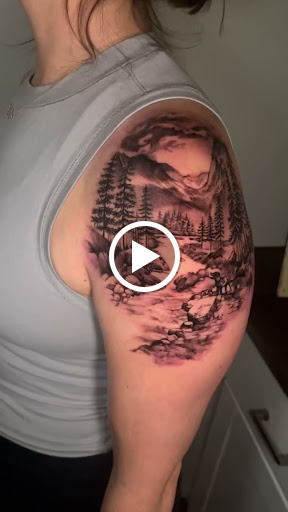 Explore cover up tattoo ideas female leg, creative tattoo ideas in Colorado Springs, available at West Side Tattoo