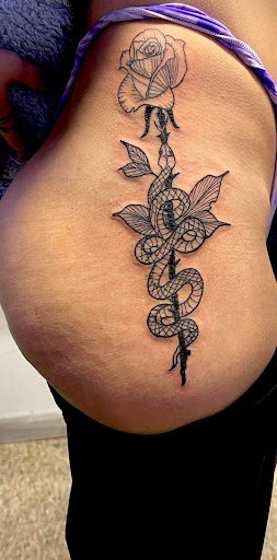 Explore time heals all wounds tattoo ideas, creative tattoo ideas in Rockford, available at House Of Pain Tattoo co.