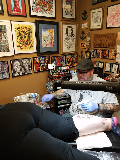 Tattoo Shop «Paradise Tattoo», reviews and photos, 1050 Bridgeport Ave, Milford, CT 06460, USA