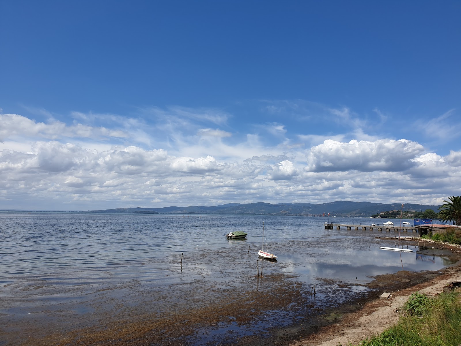 Foto av Via Ghandi Beach med gräs yta