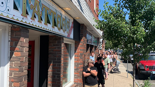 Explore leg tattoo idea, creative tattoo ideas in Danvers, available at North Shore Tattoo Company