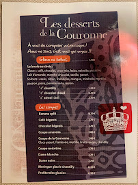 Restaurant Restaurant La Couronne à Scherwiller (la carte)