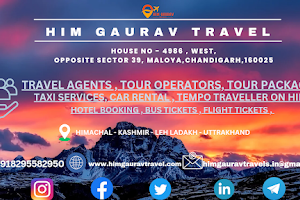 Him Gaurav Travel| Travel Agent in Chandigarh| Taxi services in Chandigarh| Tempo Traveller in Chandigarh image