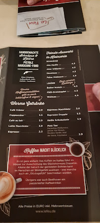 Restaurant Le Feu Belm à Belm - menu / carte