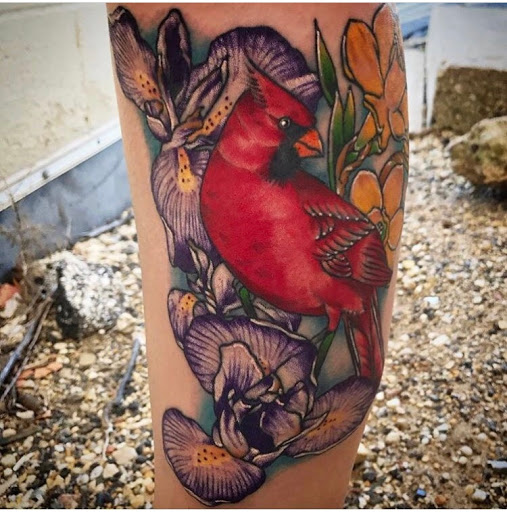 Explore leg tattoo ideas small, creative tattoo ideas in Libertyville, available at Lucky Seven Tattoo